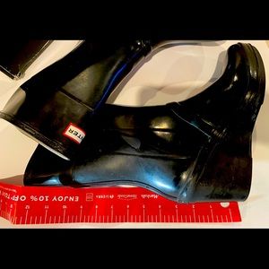 Hunter wedge rain boots